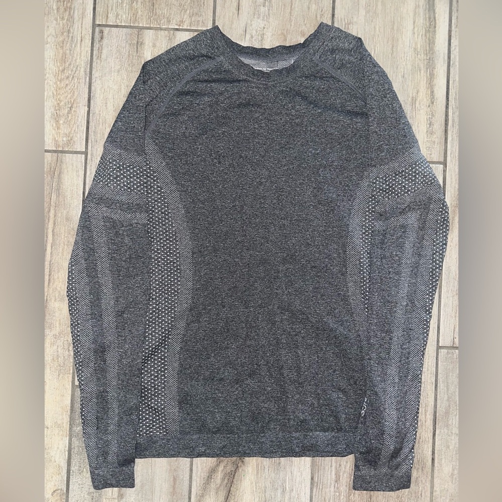 FIGS Salta long sleeve underscrub - heather grey